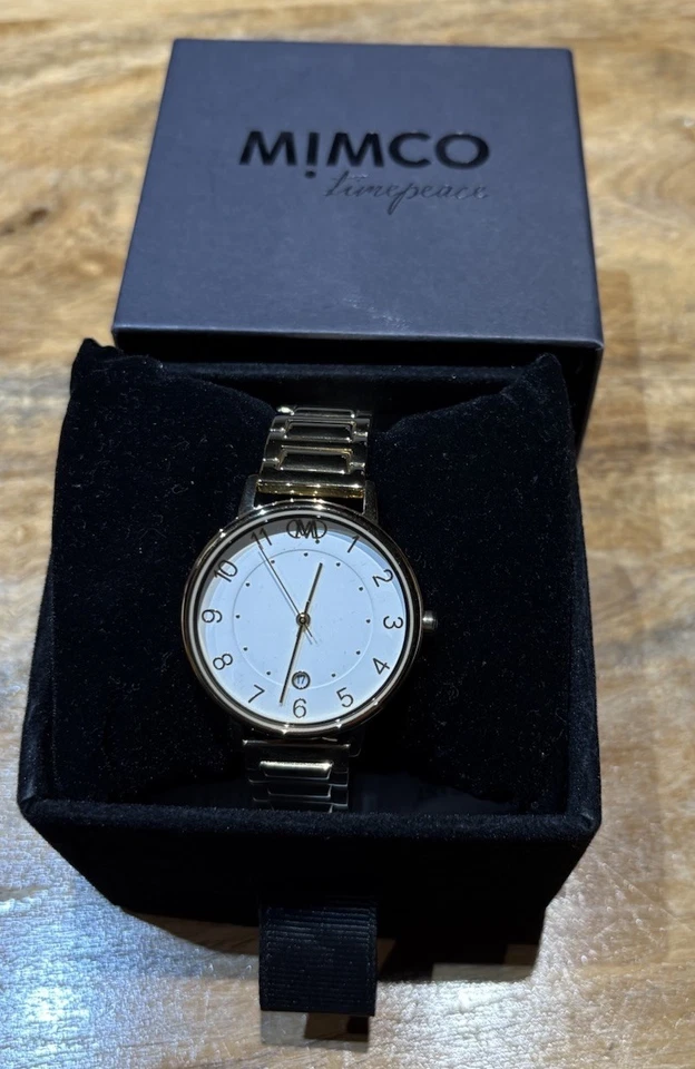 MIMCO UNITE Gold TimePeace Watch + Box - image 3 of 4