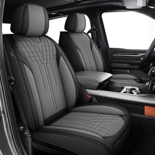 Ram Seat Covers Full Set,Waterproof Ram 5 SETS - CURVED BENCH #106 BLACK&GRAY