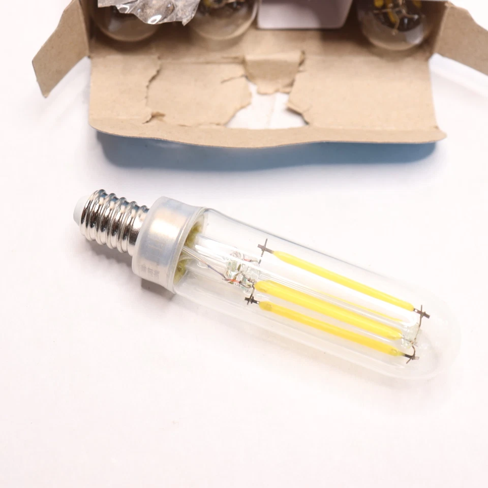 (4-Pk) Feit Electric T6 Dimmable Candelabra LED Light Bulb E12 40W Daylight - Image 3 of 4