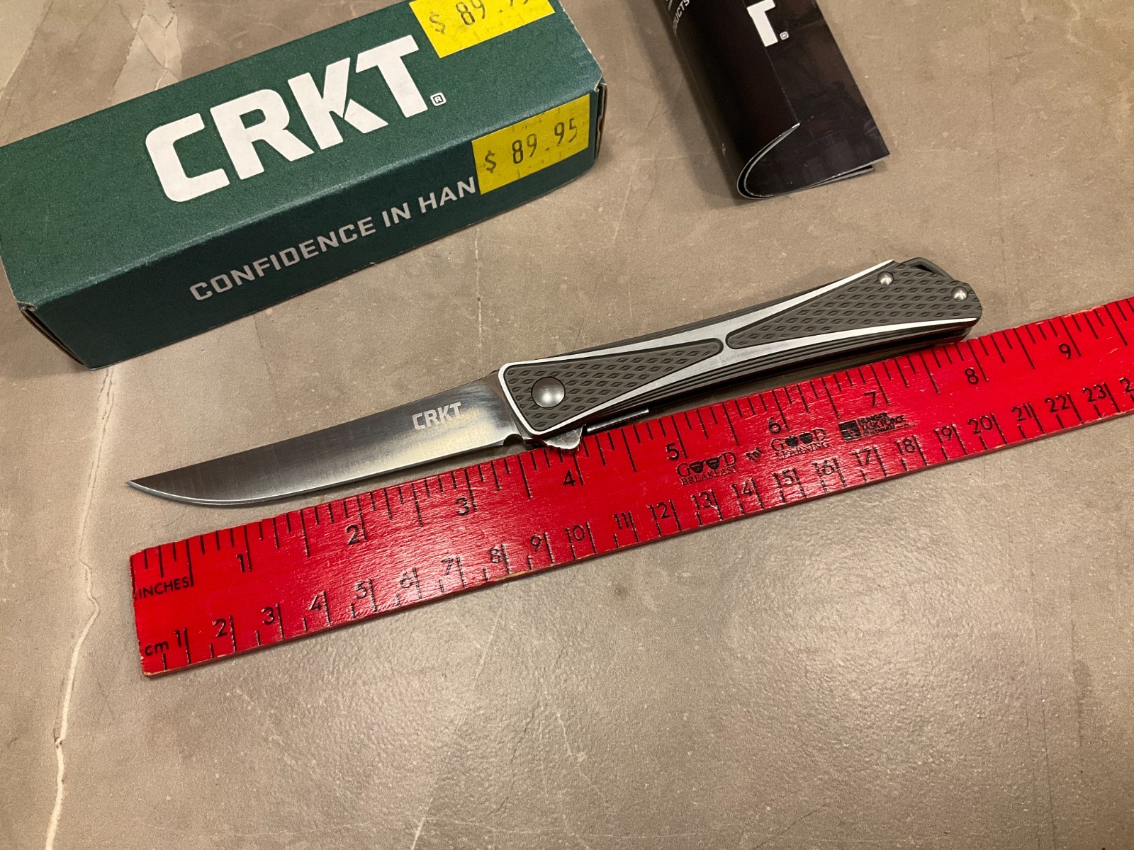 CRKT  7530 CROSSBONES Park Design Assisted Opener Pocket Knife  New in Box