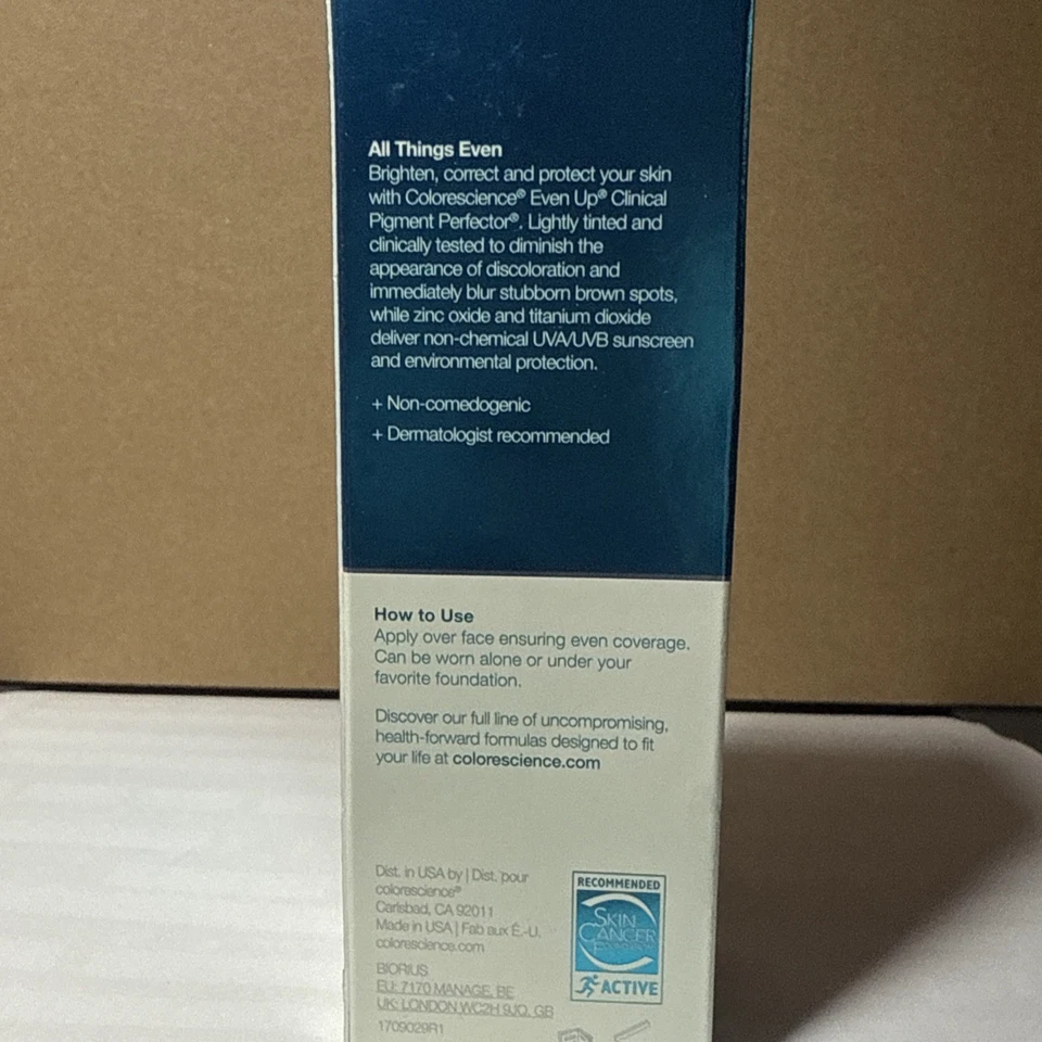 Colorescience EVEN UP Clinical Pigment Perfector FPS 50, 1 fl oz / 30 ml Nuevo en caja Foto 4 de 4