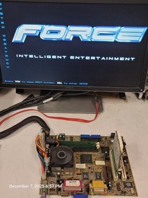 Merit Megatouch Force Arcade Game motherboard, RAM CPU Complete Rebuilt Working