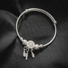 Women 925 Sterling Silver Bracelet Bangle Ladies Jewelry Gift For-Her