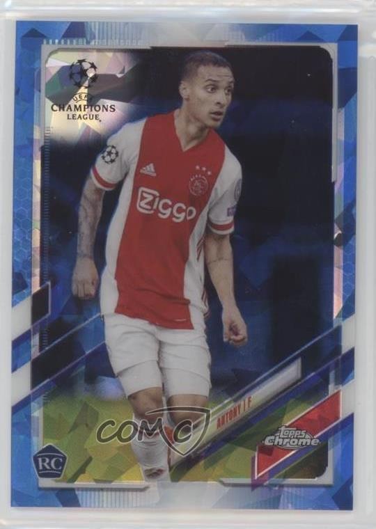 2020-21 Topps Chrome UEFA Champions League Sapphire Antony #87 Rookie RC 12g7