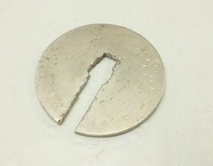 Vtg Craftsman 103 scroll jig saw Table insert 2" aluminum