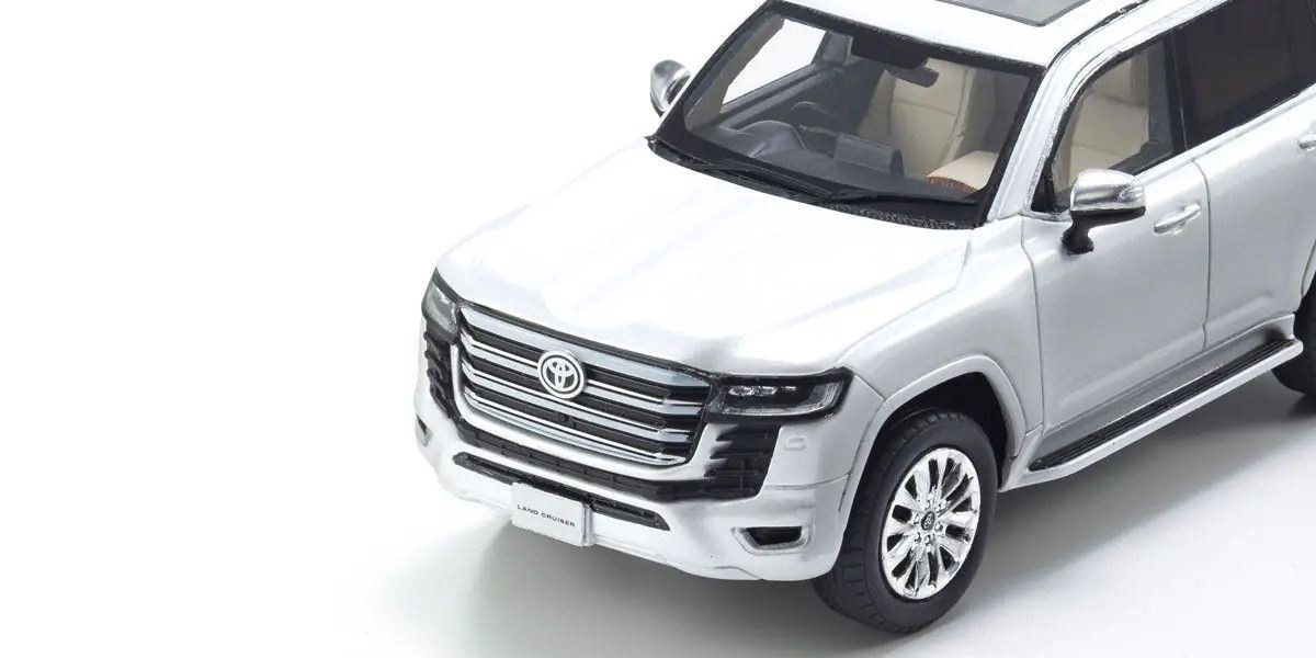 KYOSHO ORIGINAL 1/43scale Toyota Land Cruiser ZX (White) KSR43119W