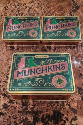 Dunkin Donuts  x Wicked Munchkin Limited Edition Tin - PACK OF 3