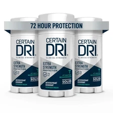 Extra-Strength Clinical Solid Antiperspirant - 72-Hour Sweat & Odor Protectio...