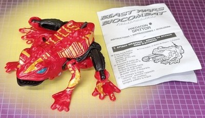 Vintage Kenner Transformers Beast Wars Euro Excl Basic Class Predacon Spittor