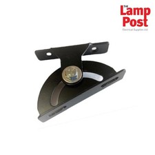 Black Universal Swivel Rotating Swivelling Outdoor Floodlight Bracket KRP1SM-BLK