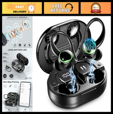 Wireless Sports Earbuds, Bluetooth 5.4, HiFi Stereo, 50H Playtime, ENC Mic, IP7
