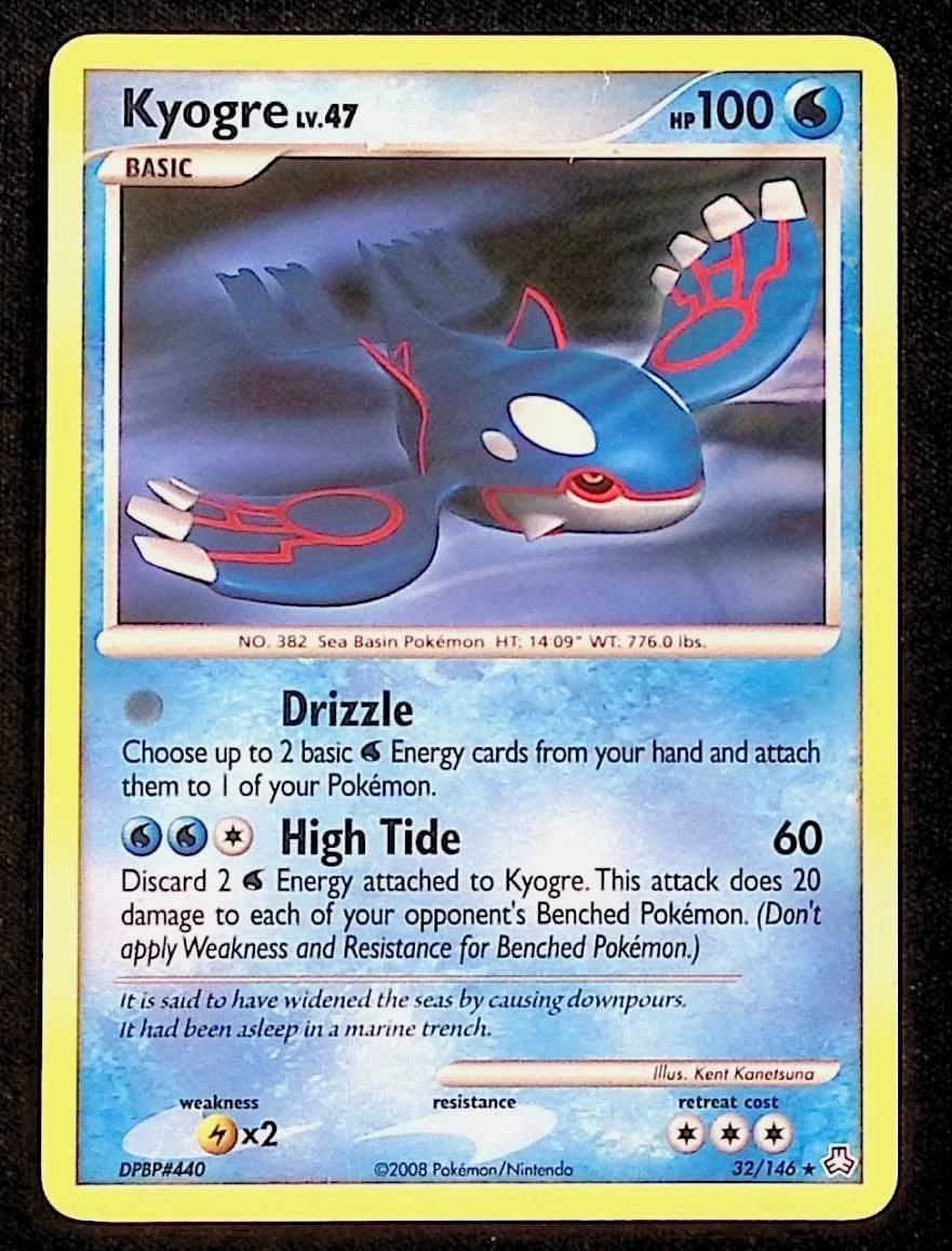 Kyogre Pokemon Legends Awakened Water Basic Rare