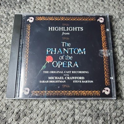 Highlights From The Phantom of the Opera CD Michael Crawford Sarah Brightman