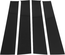 Door Pillar Window Trim Black Front Left Right Anti Scratch Stick Color: Black