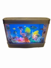 Artificial Aquarium Fish Tank Lighted/Moving Night Light Lamp Ocean Bedroom