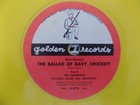 1950's Golden Records Walt Disney's Ballad of Davy Crockett Yellow 6 in  — photo 4