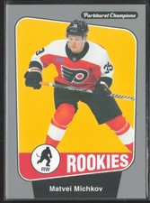 2024-25 UD Parkhurst Champions Matvei Michkov 260 Base Silver RC