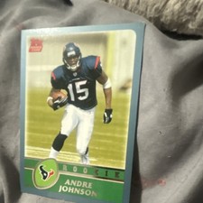 Topps 2003 Topps Total Andre Johnson Rookie Card #3 Houston Texans NFL. rookie card picture