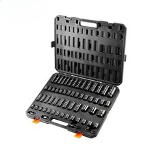 New 3/8"  1/2" Drive Impact Socket Set 59 PCS Socket Set SAE 5/16" To 1-1/4"