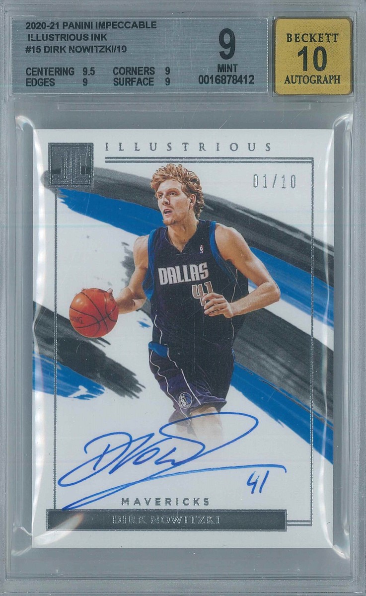 2020-21 Panini Impeccable Basketball Dirk Nowitzki