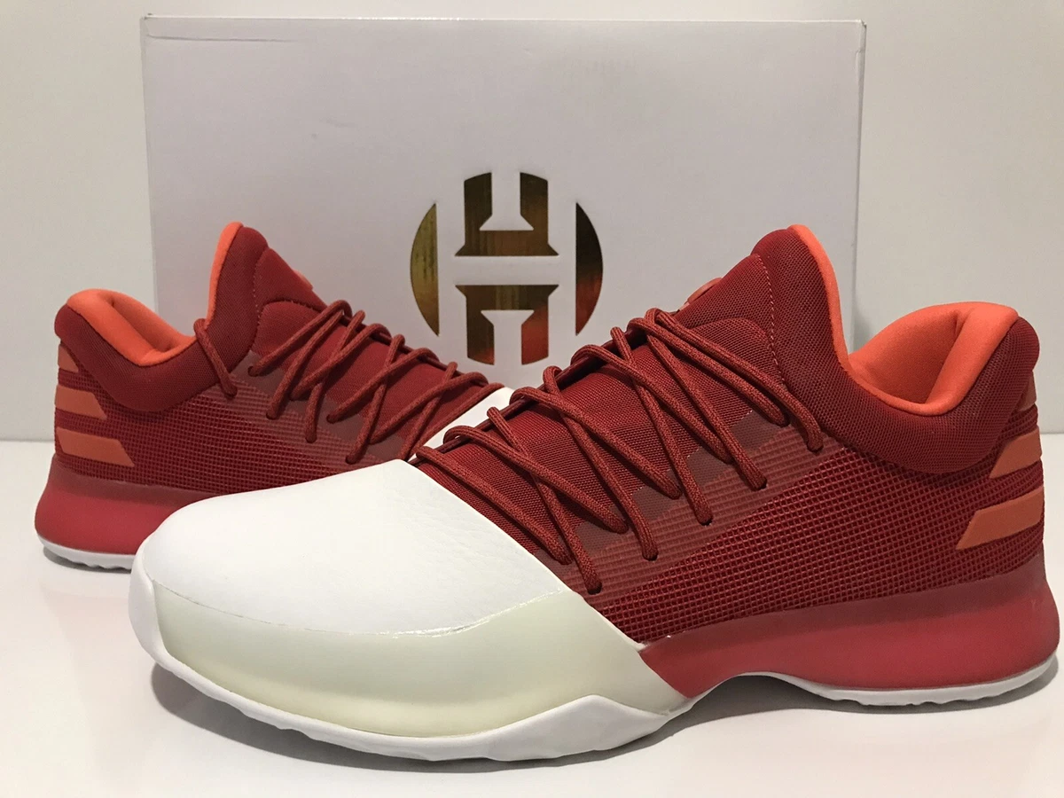 james harden shoes red and white