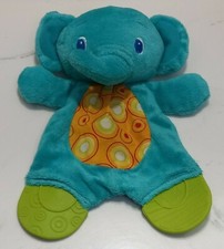 Bright Starts Elephant Lovey Security Blanket Teether Soft Toy Crinkle Plush