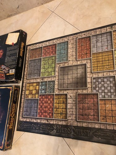 HERO QUEST MB 1989 First Edition Vintage Board Game - Foto 5 di 17