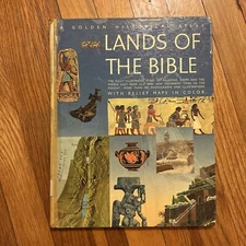 Golden Historical Atlas - Lands Of The Bible by Samuel L. Terrien, 1957