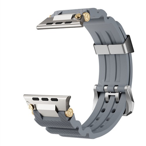 Cinturino Silicone per Apple Watch Ultra 2 49mm Serie 10 9 8 7 6 5 4 3 42mm 46mm - Foto 45 di 94