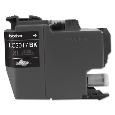 Brother LC3017BK High-Yield Ink 550 Page-Yield Black