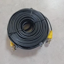 1- 60ft Security BNC Camera Video / Power Cable Lorex, FLIR, UL CM BNC/DC OEM