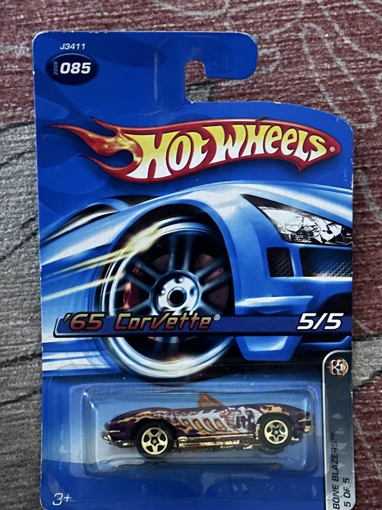 2006 Hot Wheels Bone Blazers '65 Corvette #85