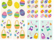 Mrs Grossman's Grossmans Stickers~ Easter Eggs Baskets & Rabbits