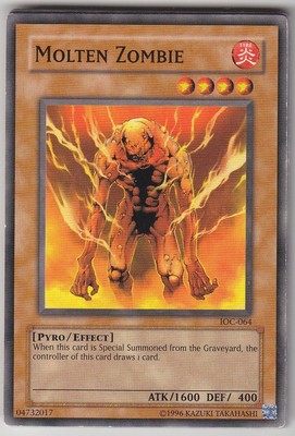 YU-GI-OH Molten Zombie Common englisch IOC-064 Geschmolzener Zombie