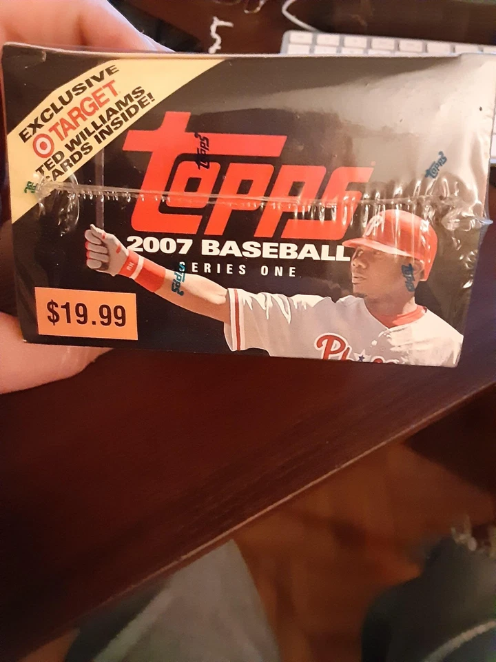 Topps Baseball Series One 2007 paquete de 20 Blaster Box Target exclusivo Ted Williams Foto 4 de 4
