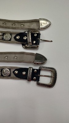 Vintage Mesh Silver Belt Size XL(44 display picture 3