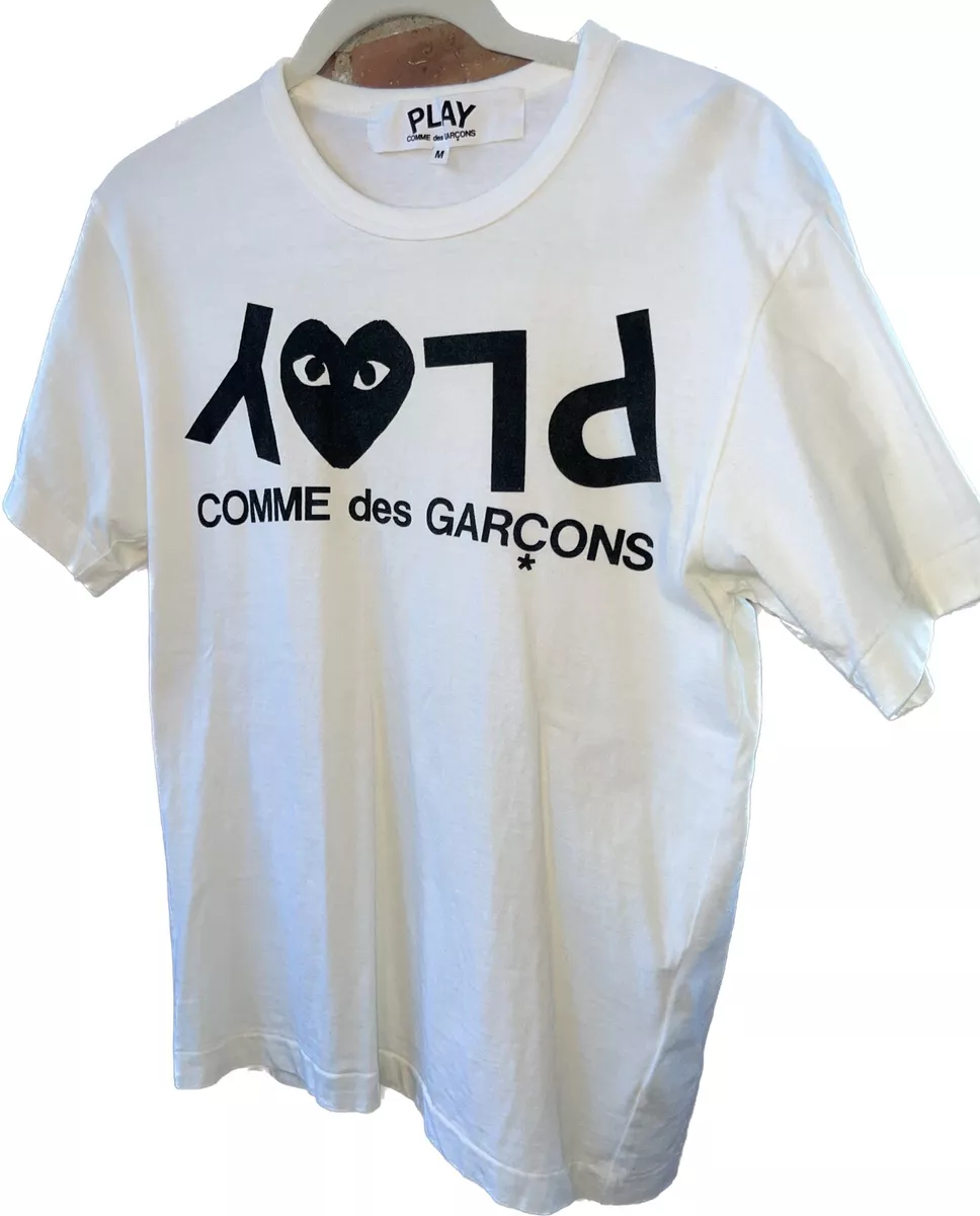 BLUSA COMME DES GARÇONS GRAPHIC PRINT T-SHIRT M BRANCO ORIGINAL