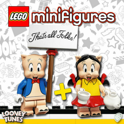 LEGO Minifiguren Looney Tunes #71030 - Petunie + Schweinchen - 100% NEU / ungeöffnet