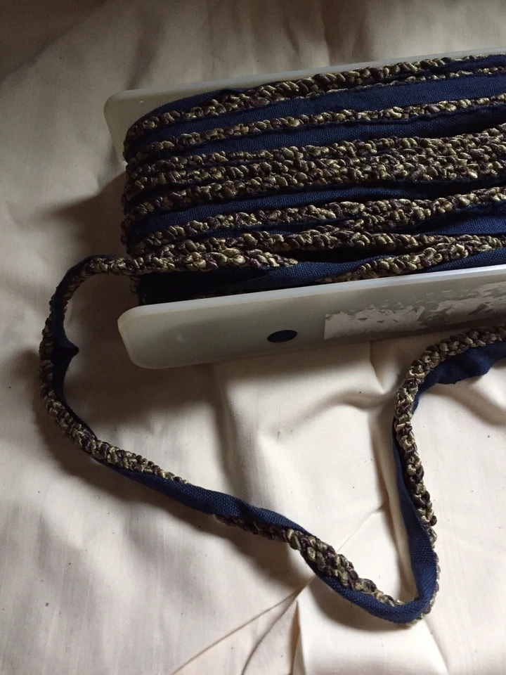 ¡Nuevo! ¡Nunca usado! Wrights Signature Series Cinta Labial Cordón Dorado/Verde/Marrón Foto 2 de 3