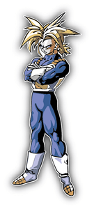 Dragon Ball Z Goku Fighter Cartoon Car Bumper Sticker Decal 5''x 2'' Dragon Ball Z Goku Fighter Cartoon Car Bumper Sticker Decal 5''x 2''