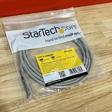 BRAND NEW StarTech 7ft. / 2.1m Gray Snagless Cat6 UTP Patch Cable - ETL Verified