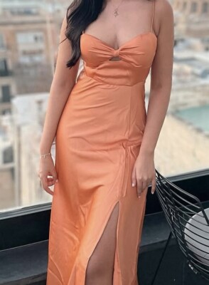 strapless open back dress Gracie Two Piece