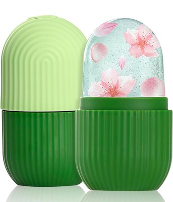 GO Pick Shell Shaped Silicone Ice Face Roller Skin Care Face Massager Ice Cube.