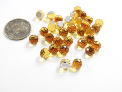 Topaz Comet Argent Light Z UNF (6mm) Vintage Swarovski 4861 Fireball Stones