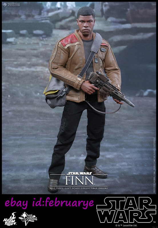 Hot Toys 1/6 Mms345 Star Wars: Finn Action Figures In Stock New