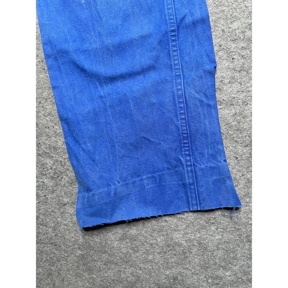Mont Saint Michel French Vintage Blue Cotton Work Pants Mont Saint Michel French Vintage Blue Cotton Work Pants
