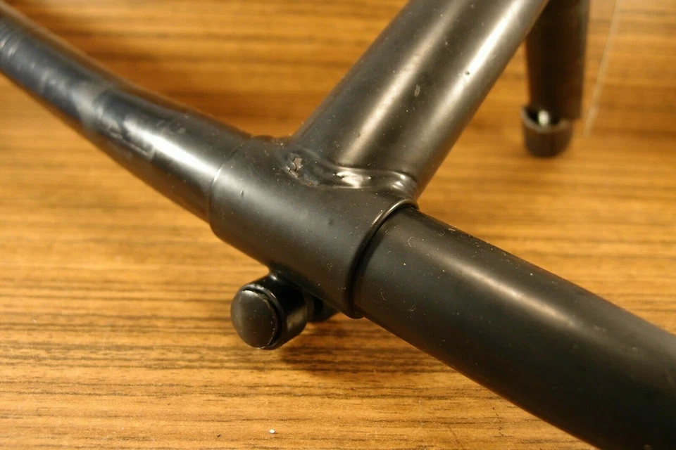 1990's flat auminium alloy handlebar + Cr-Mo quill stem ITM made in Italy 25,4mm - Image 3 of 4