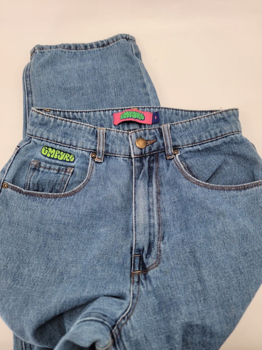Vintage Empyre Relax Denim Jeans Womens Junior Size 1 Blue