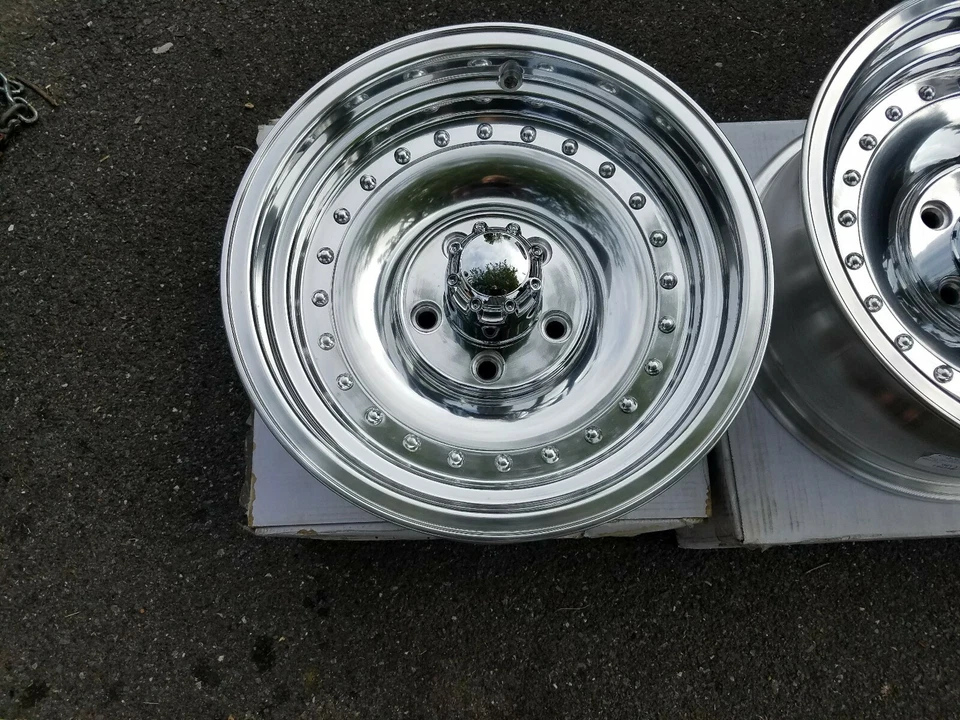 Новые из старых запасов ОБОДЫ КОЛЕС Summit Racing D Force II 15 X 7 4,75 ДЮЙМА С УЗОРОМ БОЛТОВ - Изображение 3 из 4