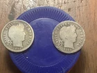 Two Barber Dimes - 1892 and 1902 O - #10